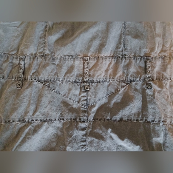 Vintage y2k olive green cargo mini dress - Picture 6 of 10